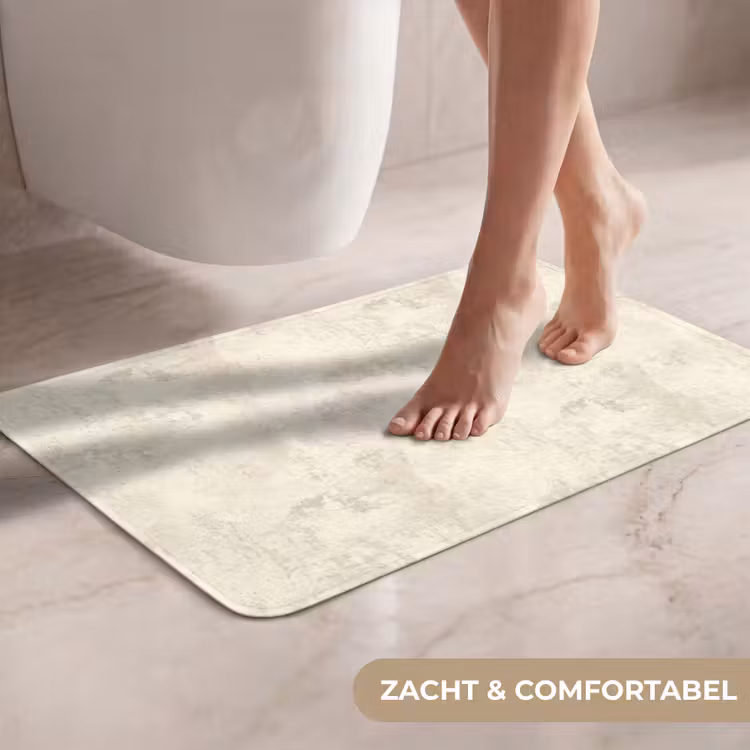 WC Mat - Patroon - Organisch - Beige — 7