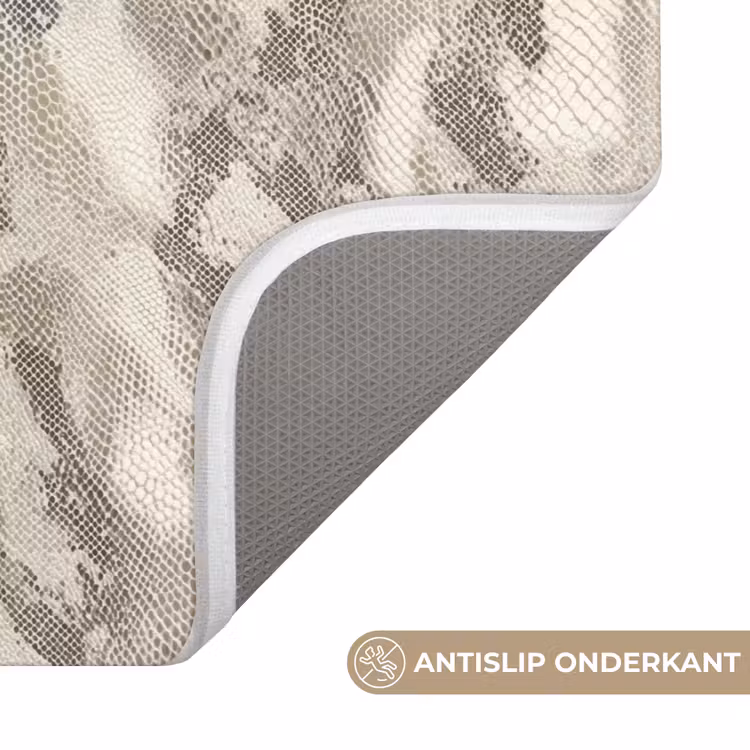 WC Mat - Slang - Patroon - Taupe — 3