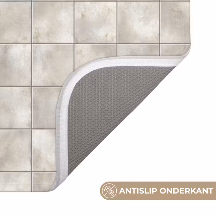 WC Mat - Tegels - Natuurlijk - Grijs — 3