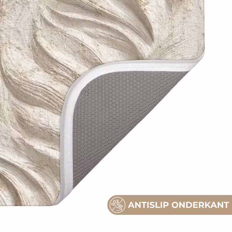 WC Mat - Textuur - Reliëf - Beige — 3