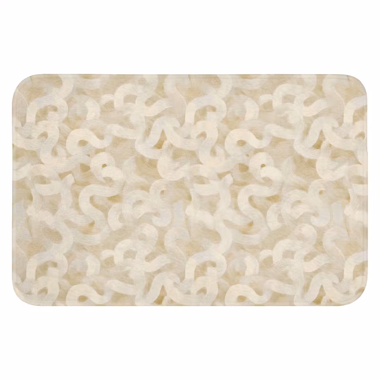 WC Mat - Abstract - Lijnen - Beige — 1