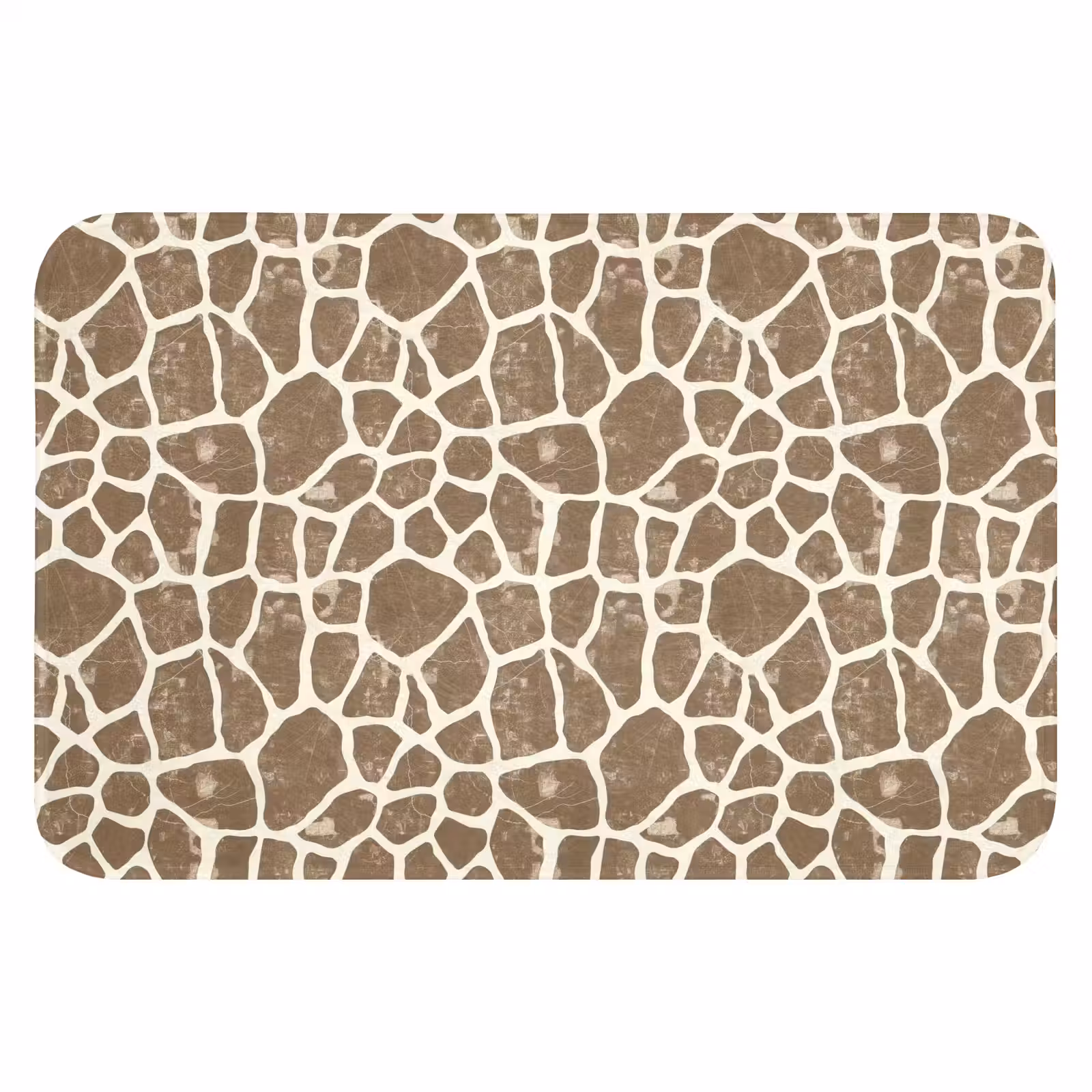 WC Mat - Giraf - Klassiek - Bruin — 1