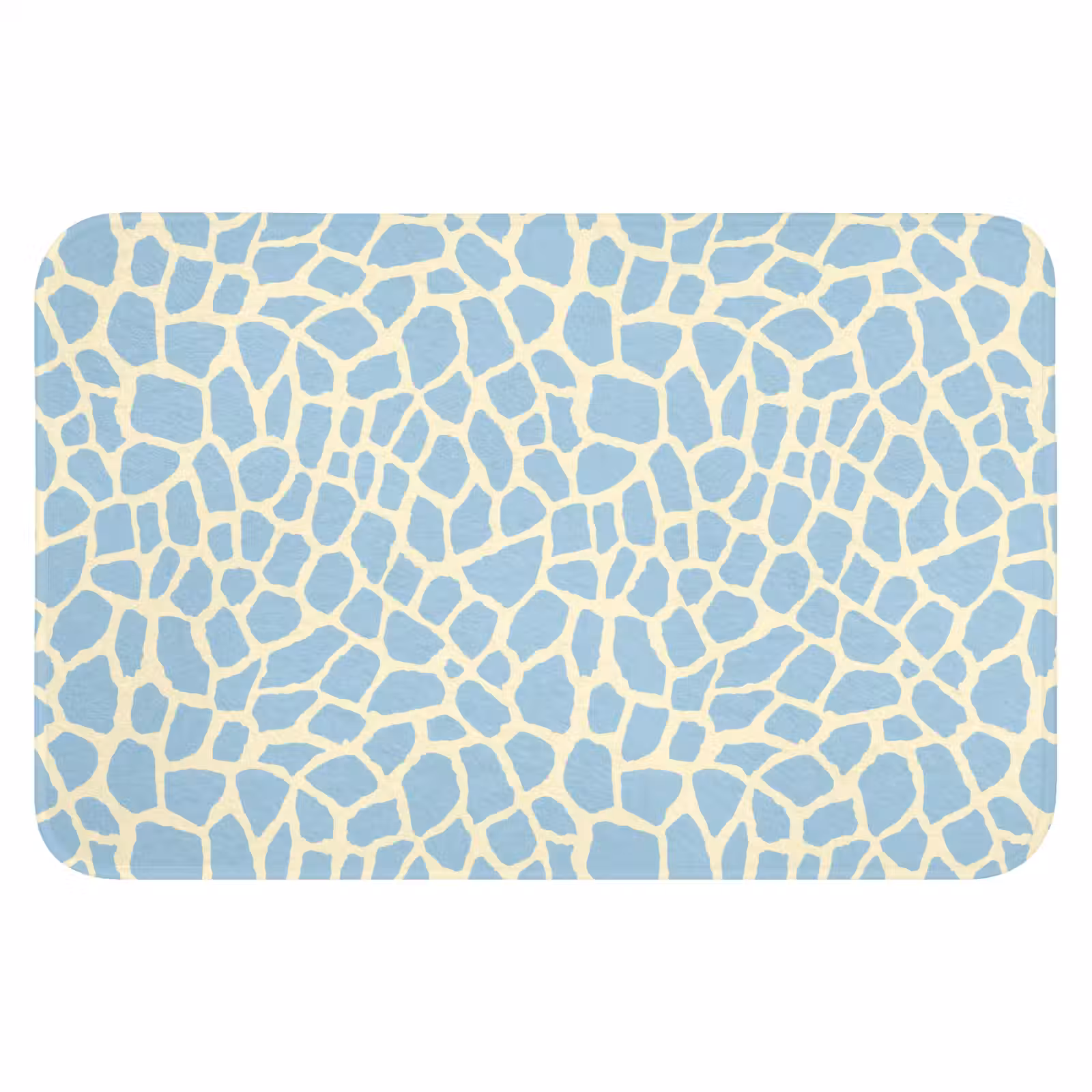 WC Mat - Giraf - Modern - Blauw — 1