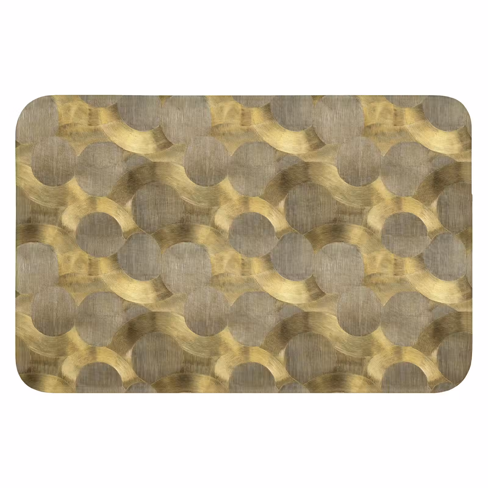 WC Mat - Modern - Geometrisch - Goud — 1