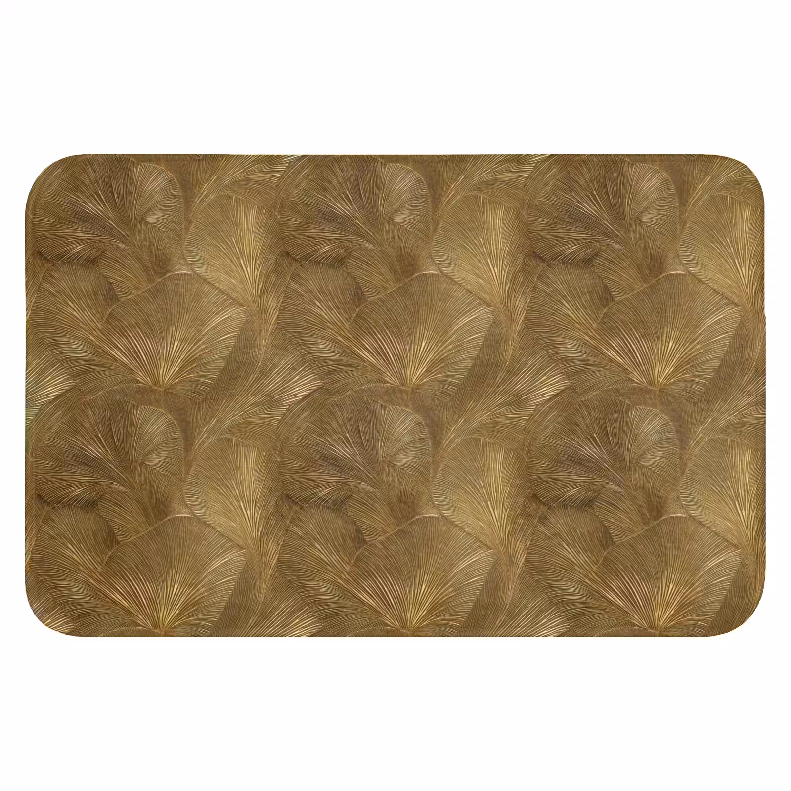 WC Mat - Organisch - Lijnen - Goud — 1
