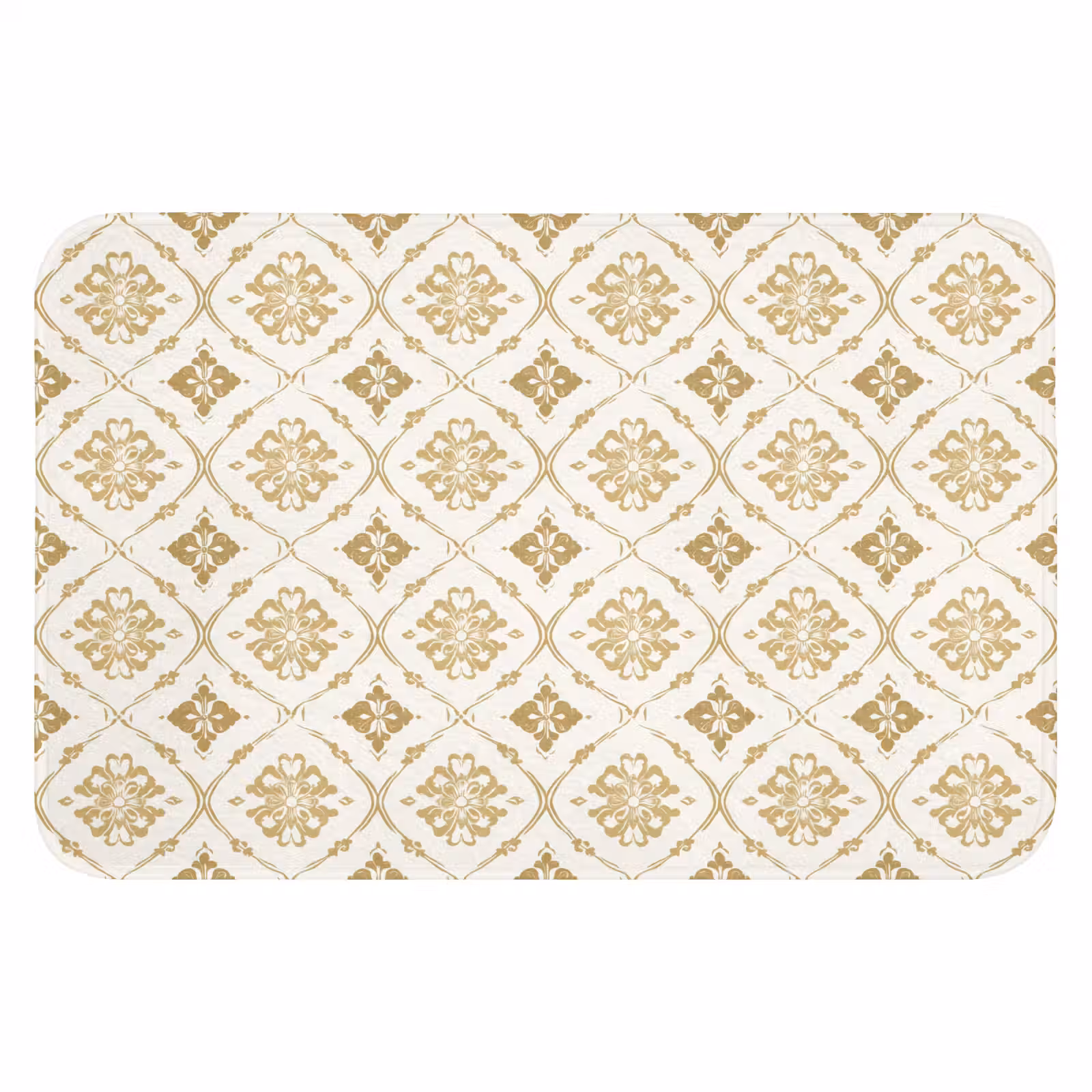 WC Mat - Ornament - Klassiek - Goud — 1