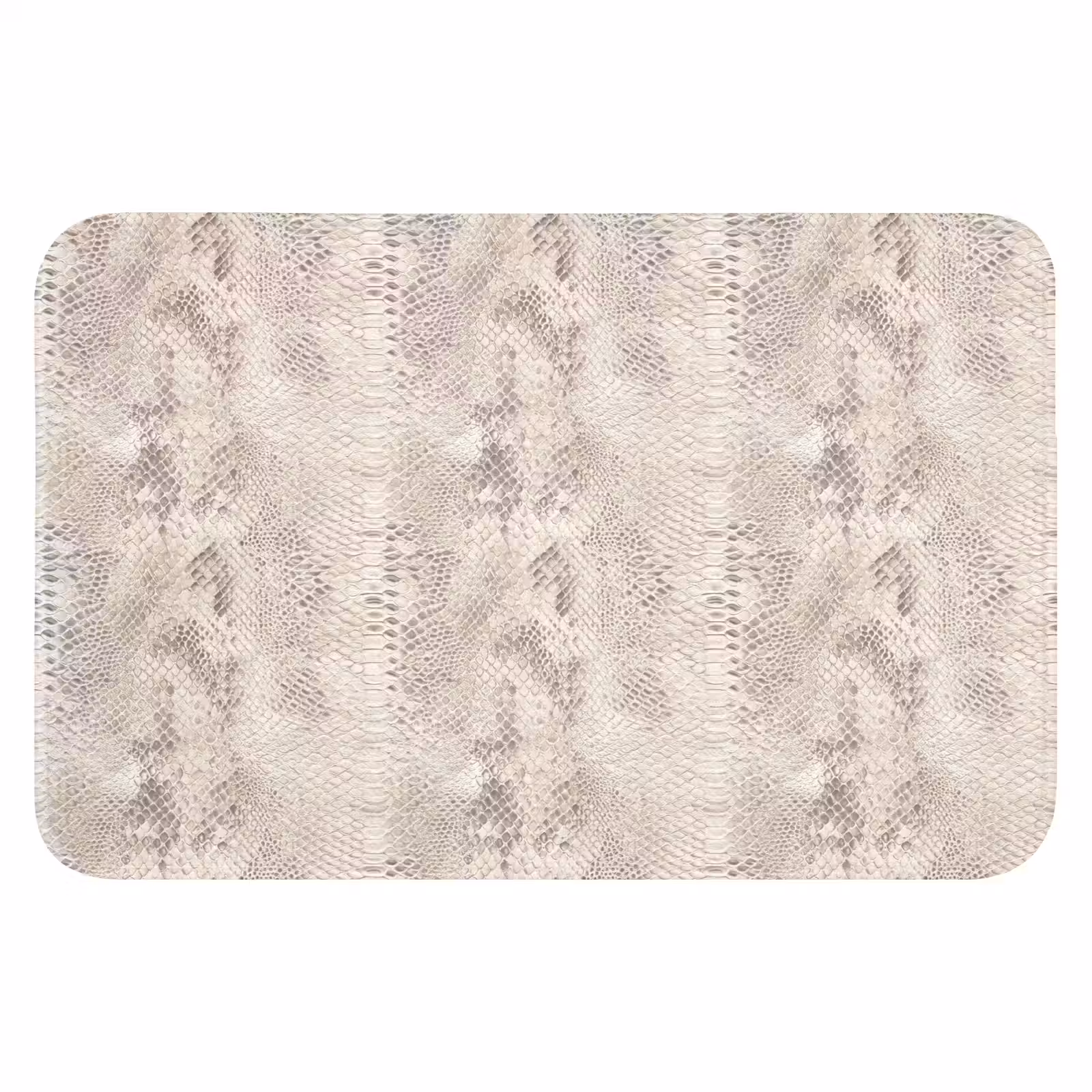 WC Mat - Slang - Patroon - Beige — 1
