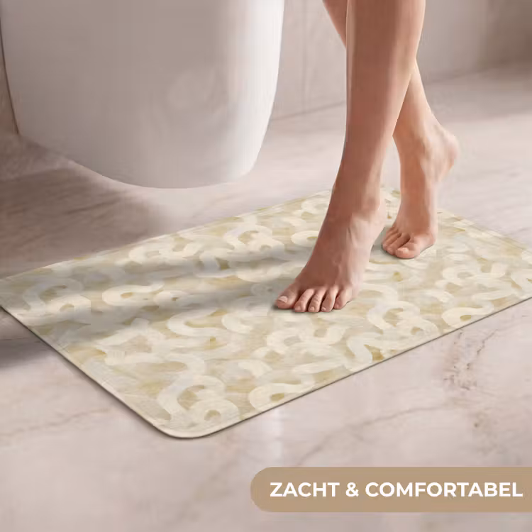 WC Mat - Abstract - Lijnen - Beige — 7