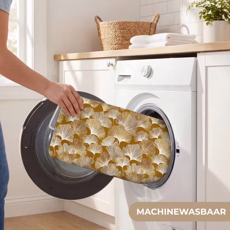 WC Mat - Ginkgo - Bladeren - Goud — 5