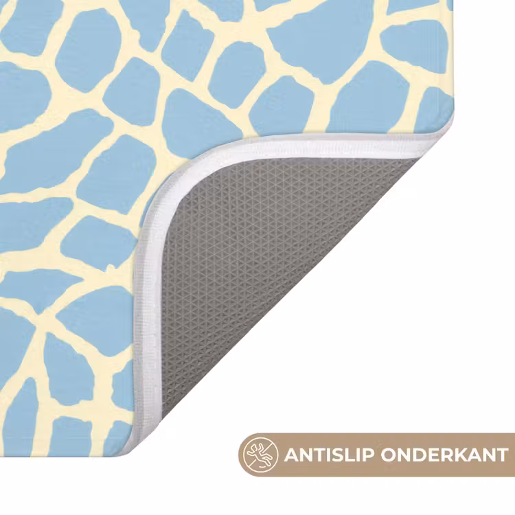 WC Mat - Giraf - Modern - Blauw — 3