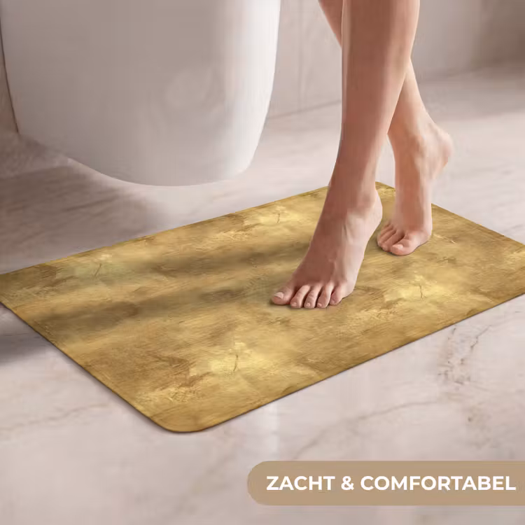 WC Mat - Industrieel - Textuur - Goud — 7