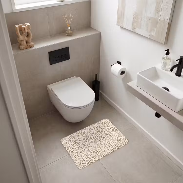 WC Mat - Luipaard - Klassiek - Beige — 6
