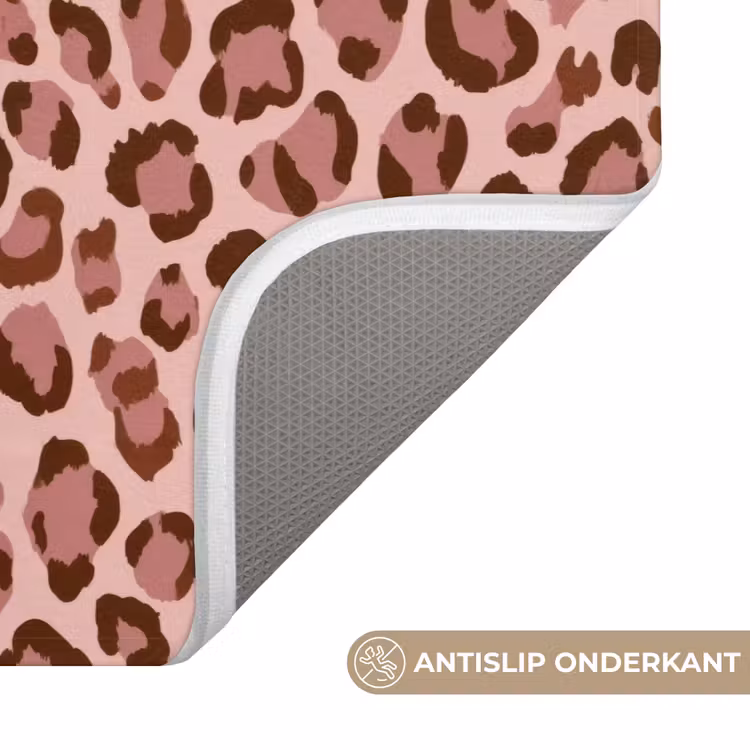 WC Mat - Luipaard - Patroon - Roze — 3