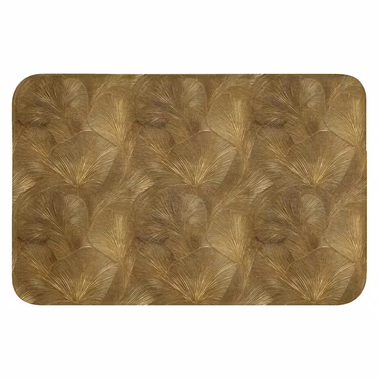 WC Mat - Organisch - Lijnen - Goud — 1