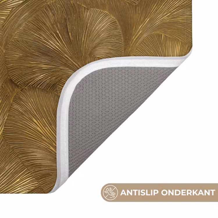 WC Mat - Organisch - Lijnen - Goud — 3