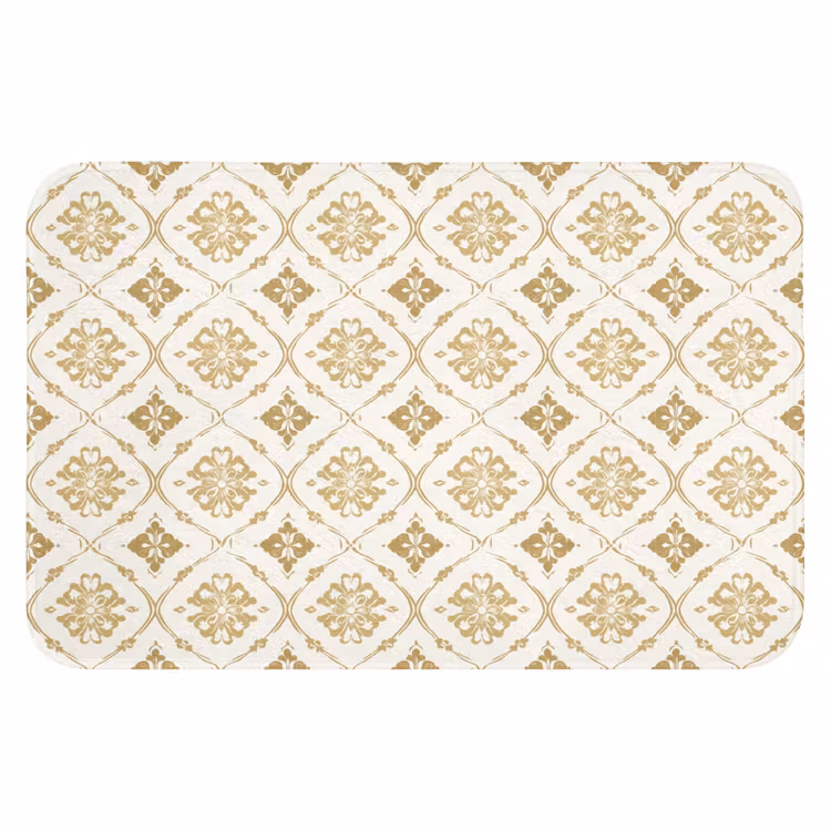 WC Mat - Ornament - Klassiek - Goud — 1