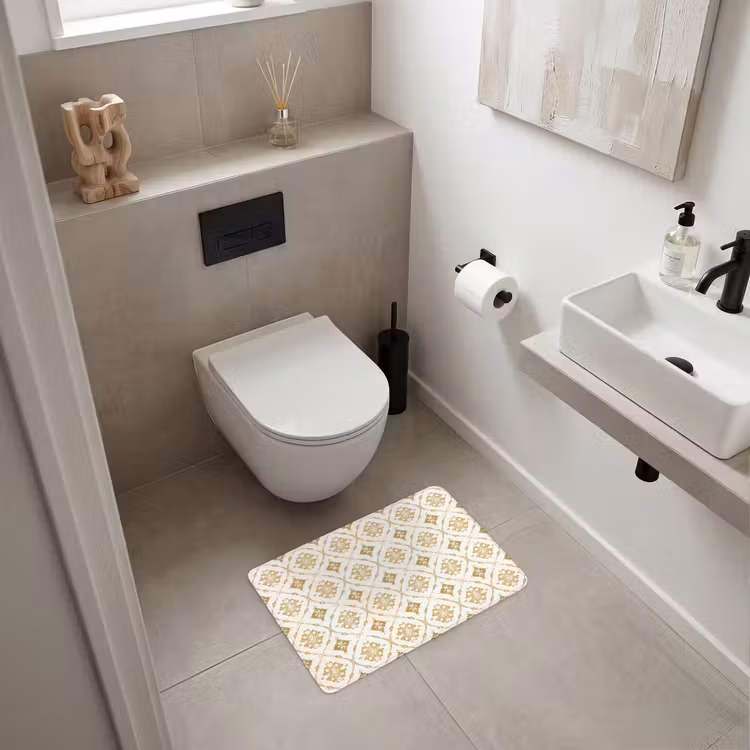 WC Mat - Ornament - Klassiek - Goud — 6