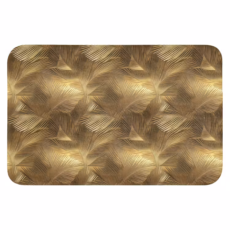 WC Mat - Palm - Waaier - Goud — 1