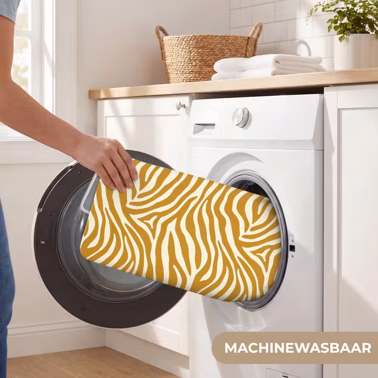 WC Mat - Zebra - Klassiek - Oker - Geel — 5