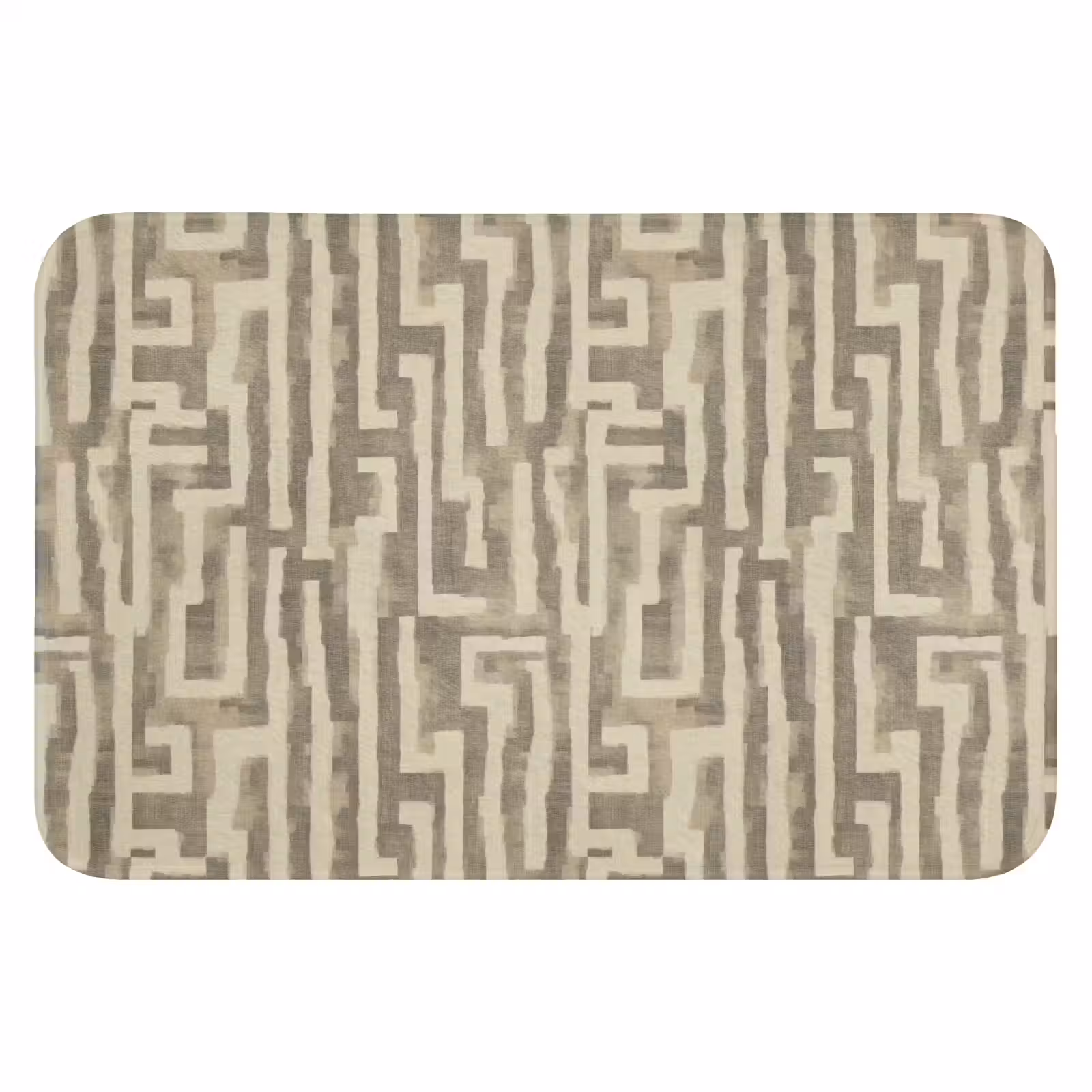 WC Mat - Abstract - Geometrisch - Groen — 1