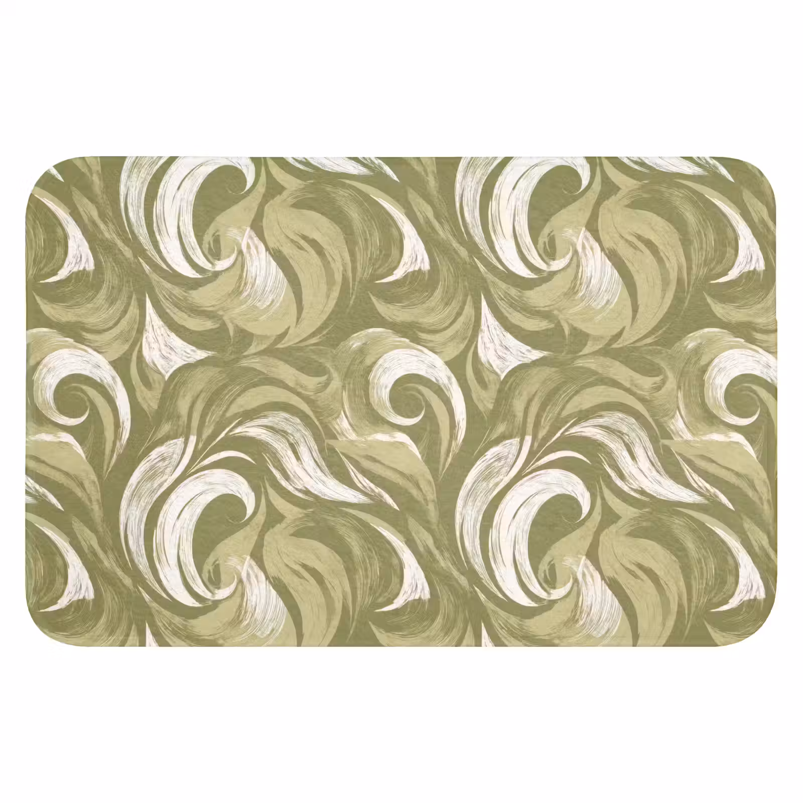 WC Mat - Abstract - Textuur - Groen — 1