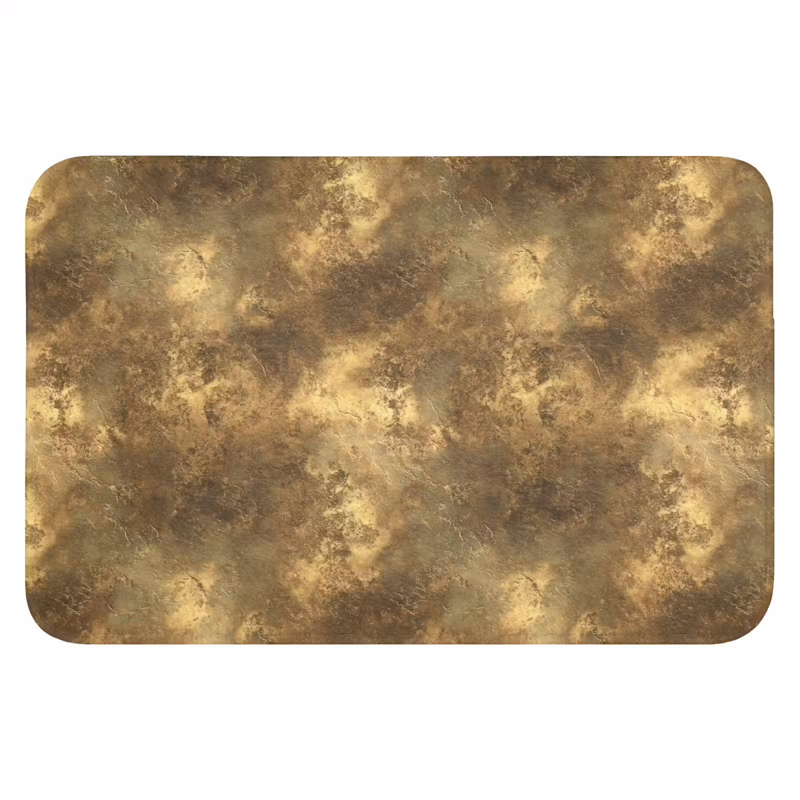 WC Mat - Antiek - Metaallook - Goud — 1