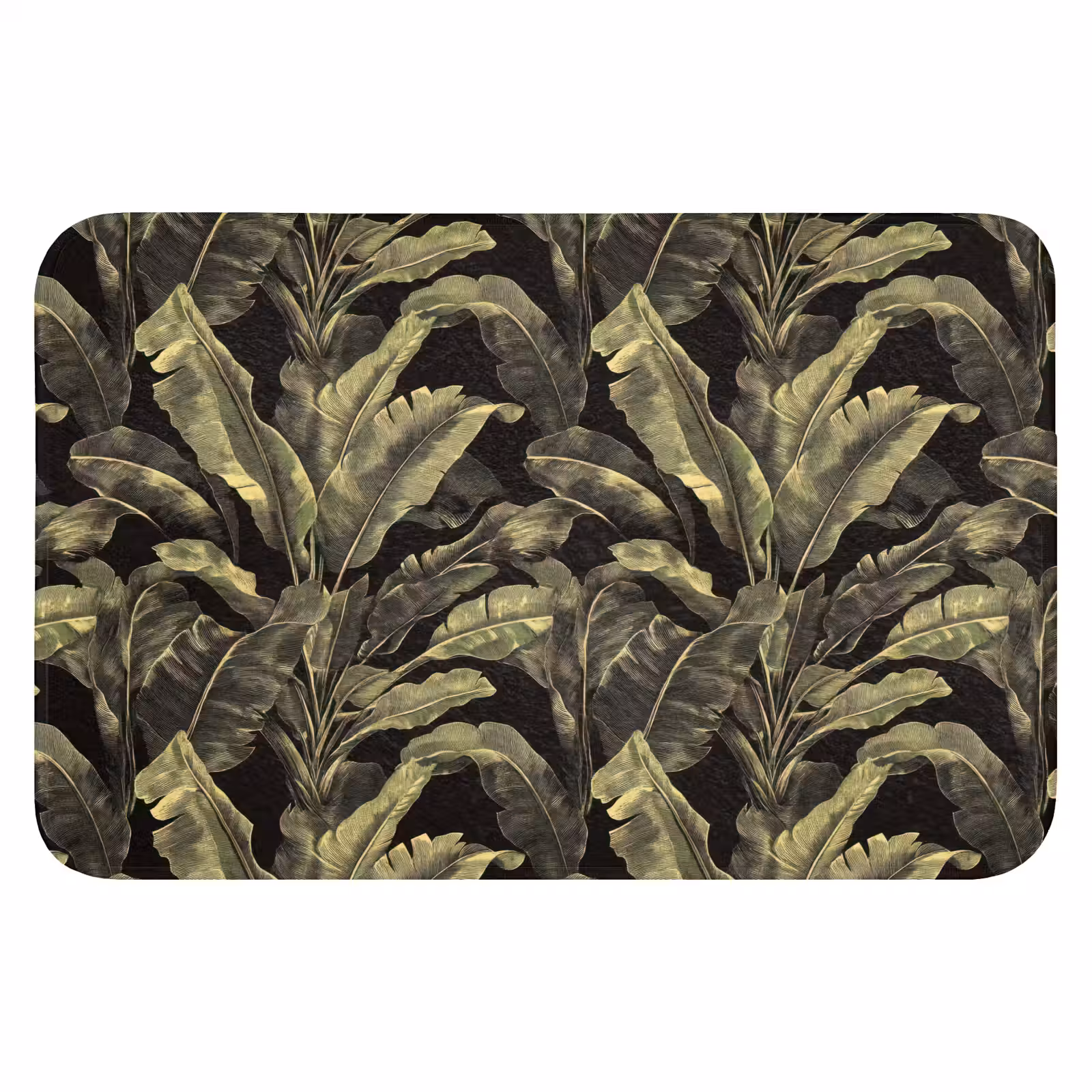WC Mat - Botanisch - Bladeren - Groen — 1