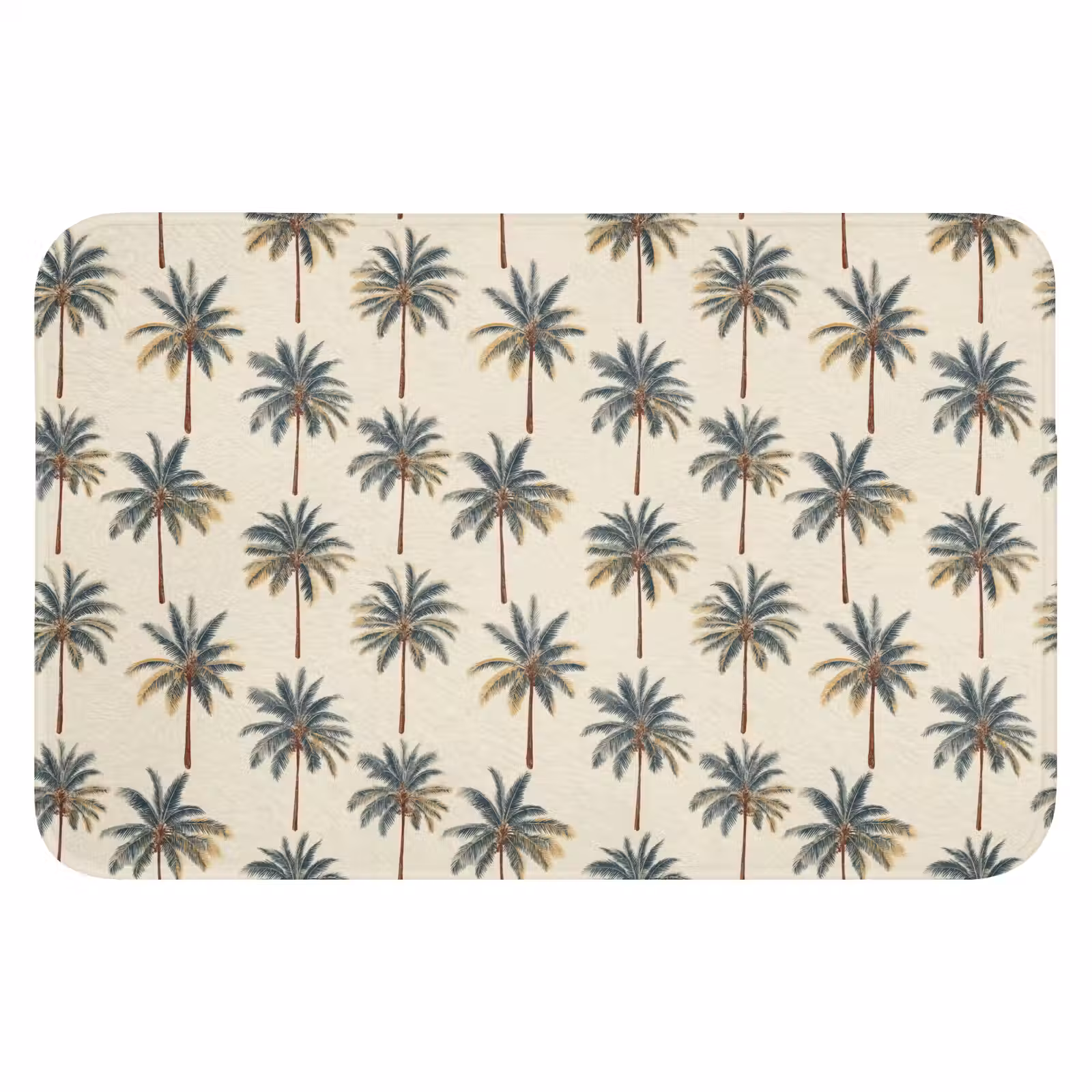 WC Mat - Palmbomen - Tropisch - Groen — 1