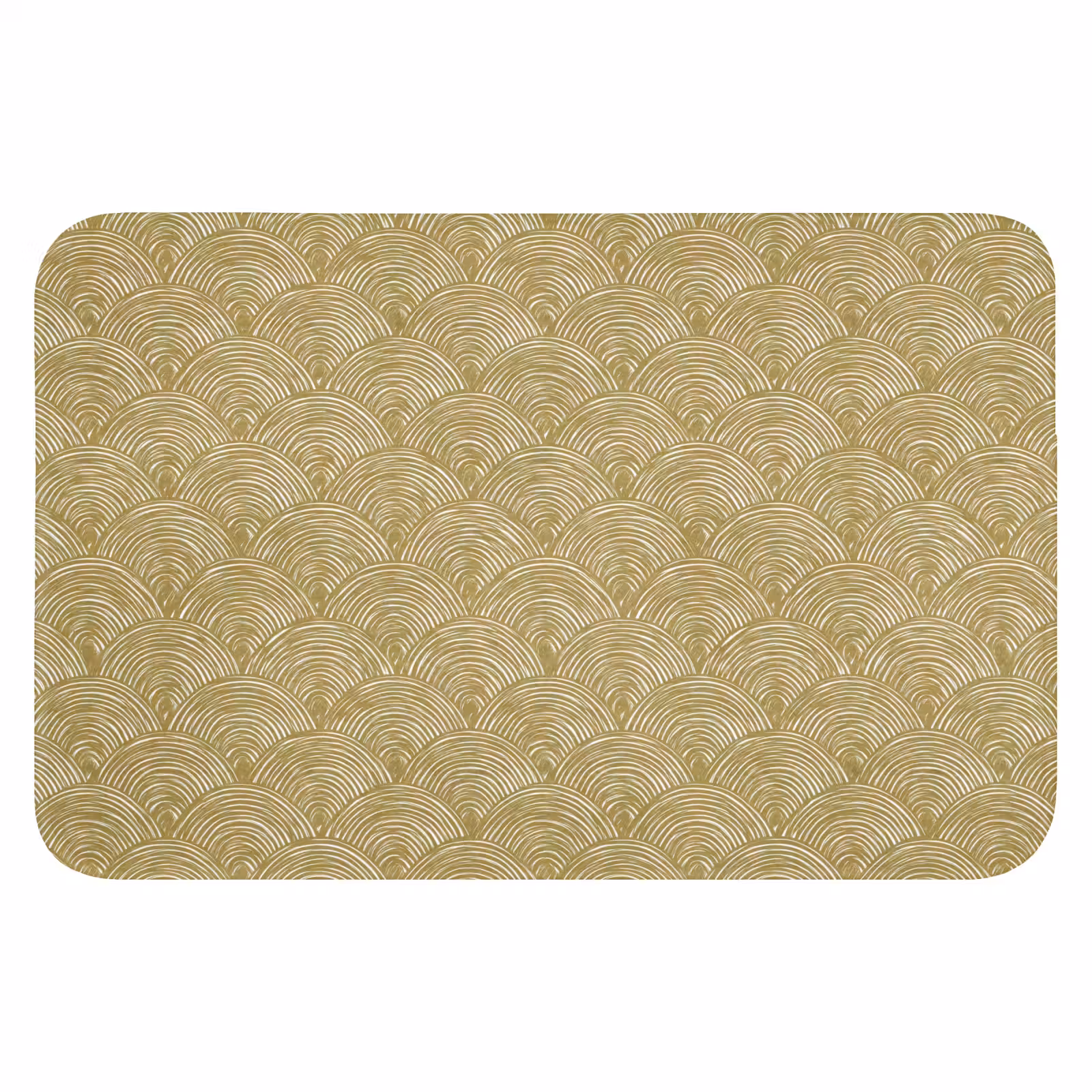 WC Mat - Waaier - Geometrisch - Groen — 1