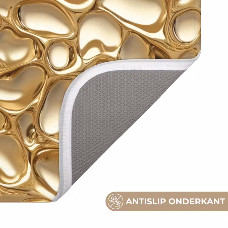 WC Mat - Abstract - Modern - Goud — 3