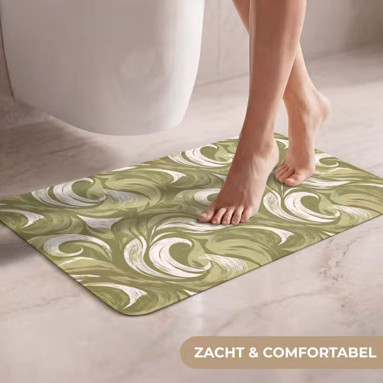 WC Mat - Abstract - Textuur - Groen — 7