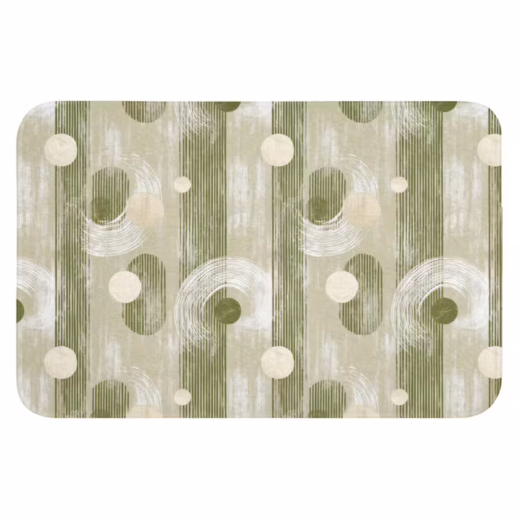 WC Mat - Artistiek - Modern - Groen — 1