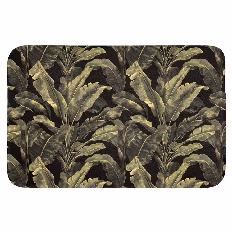 WC Mat - Botanisch - Bladeren - Groen — 1