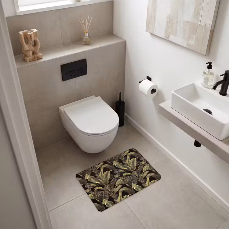 WC Mat - Botanisch - Bladeren - Groen — 6