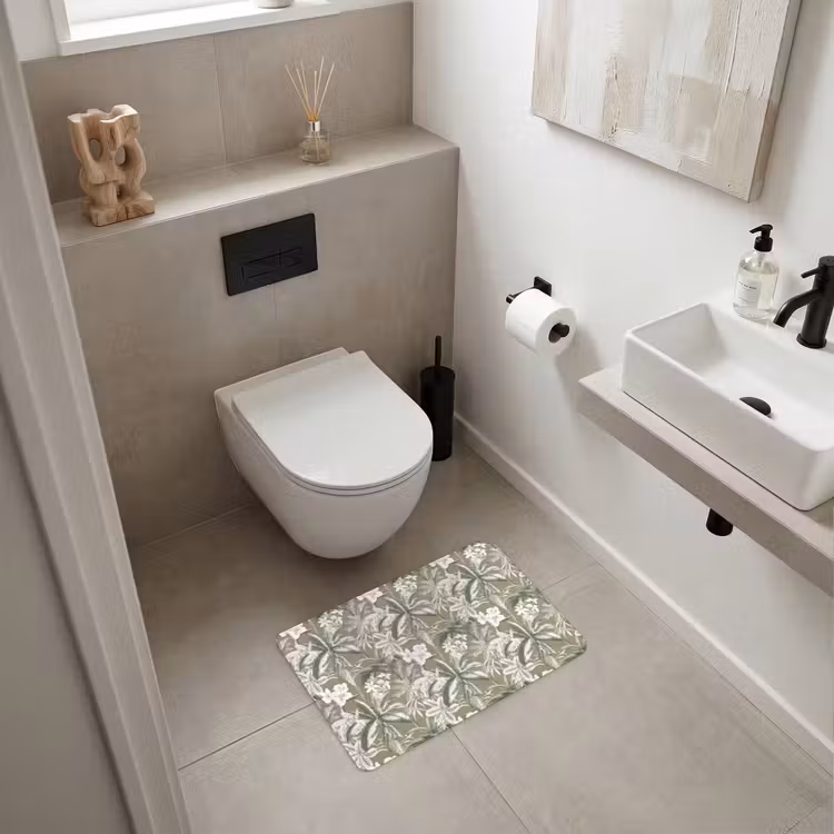 WC Mat - Botanisch - Bloemen - Groen — 6