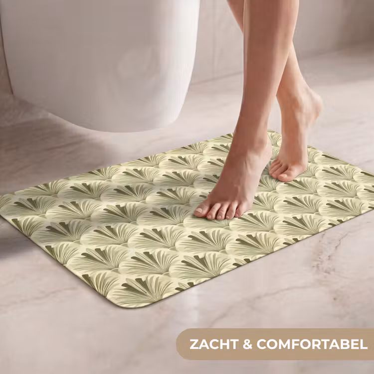 WC Mat - Klassiek - Waaier - Groen — 7