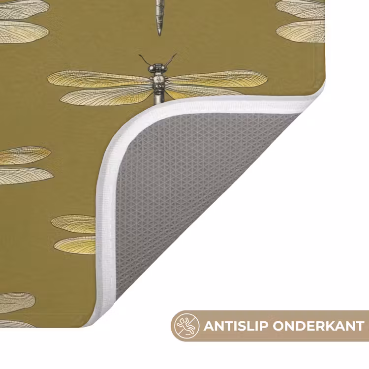 WC Mat - Libellen - Patroon - Groen — 3