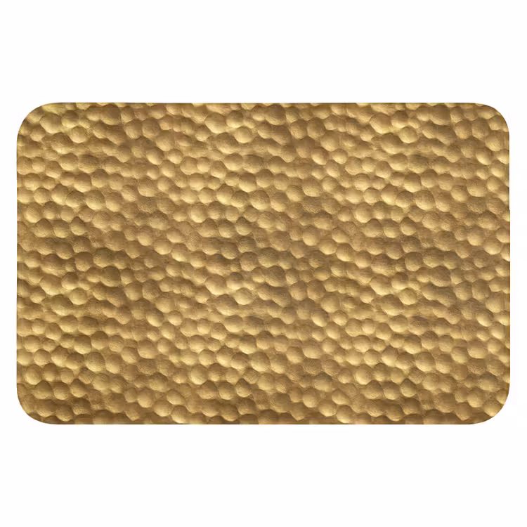 WC Mat - Metaal - Dynamisch - Goud — 1