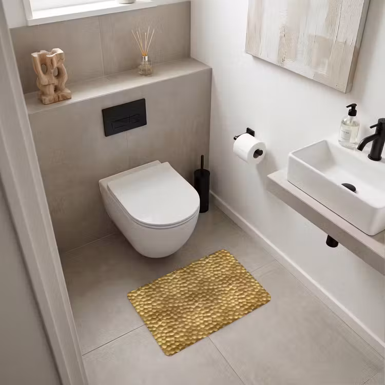 WC Mat - Metaal - Dynamisch - Goud — 6
