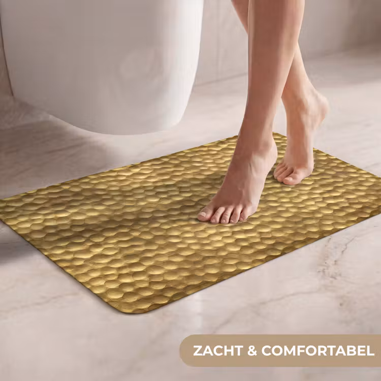 WC Mat - Metaal - Dynamisch - Goud — 7