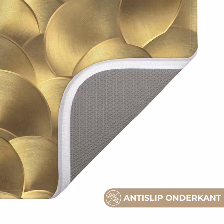 WC Mat - Modern - Cirkel - Goud — 3