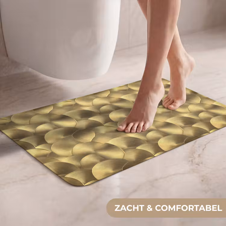 WC Mat - Modern - Cirkel - Goud — 7