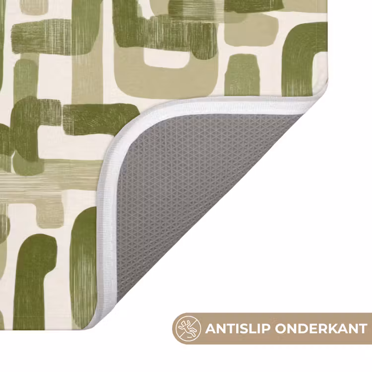 WC Mat - Modern - Grafisch - Groen — 3