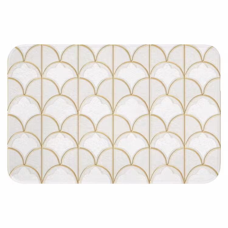 WC Mat - Mozaïek - Bogen - Goud — 1