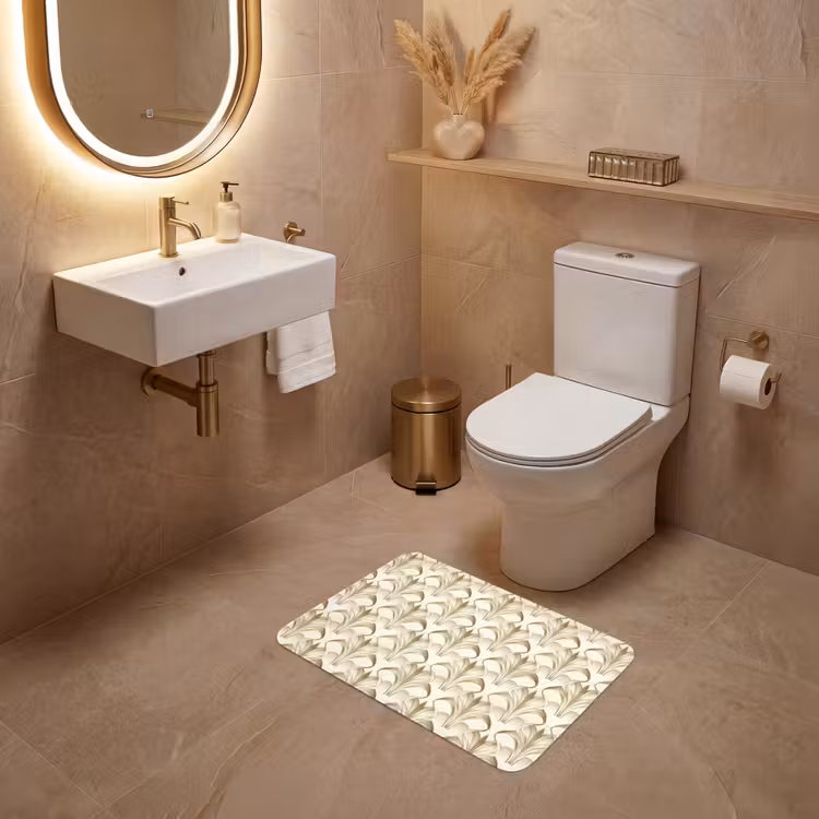 WC Mat - Ornament - Barok - Goud — 4