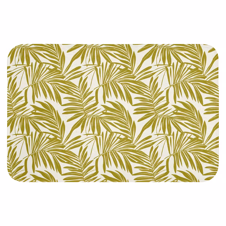 WC Mat - Palmblad - Patroon - Groen — 1