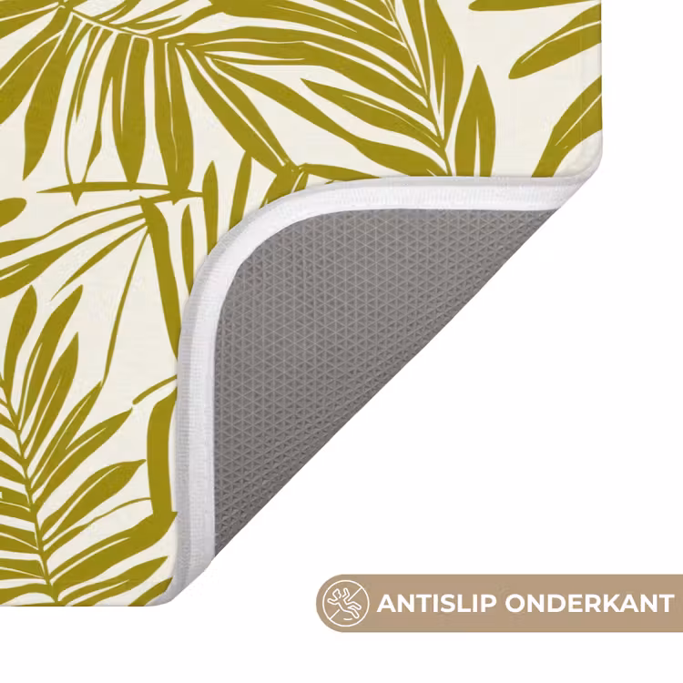 WC Mat - Palmblad - Patroon - Groen — 3