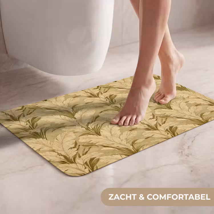 WC Mat - Palmbladeren - Klassiek - Groen — 7