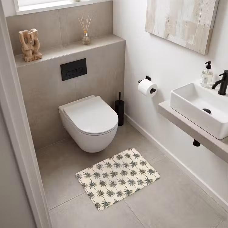 WC Mat - Palmbomen - Tropisch - Groen — 6