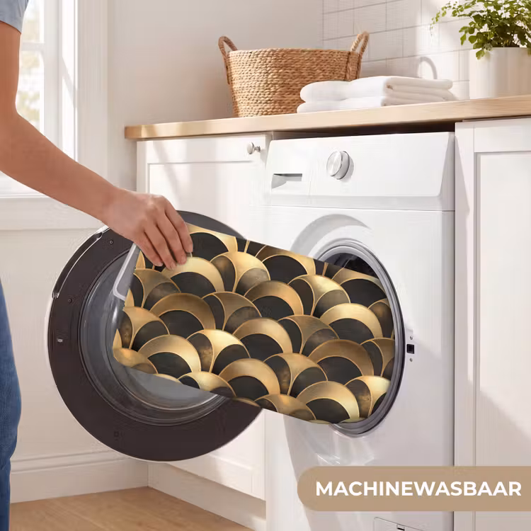 WC Mat - Schubben - Structuur - Goud — 5